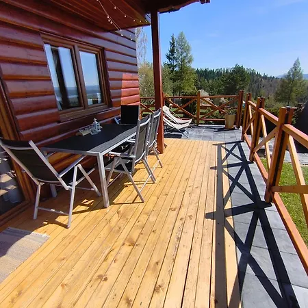 Podhalanskie U Magdusi I Marcina Z Jacuzzi Деревянный коттедж Маньови